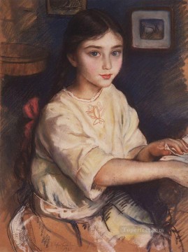 幼少期のオイ・リバコワの肖像画 1923年 ロシア Oil Paintings